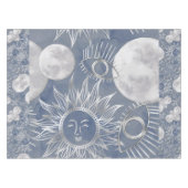 Nappe Mystique solaire | Dusty Blue Silver Moon Stars So (Devant (Horizontal))