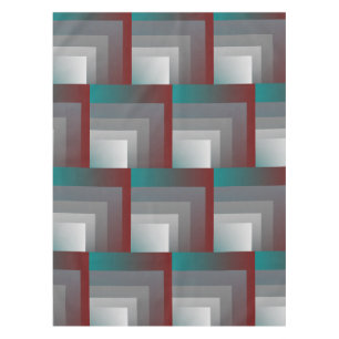 Nappe N - Bourgogne gris turquoise
