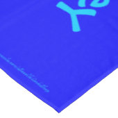 Nappe Nappe, 75e anniversaire, noms répétitifs Bleu (Angle)