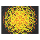 Nappe Nappe, Fleur Kaleidoscope Jaune Orange (Devant (Horizontal))