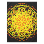 Nappe Nappe, Fleur Kaleidoscope Jaune Orange (Devant)