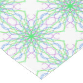 Nappe Nappe, Fleur Kaleidoscope Vert Blanc (Angle)