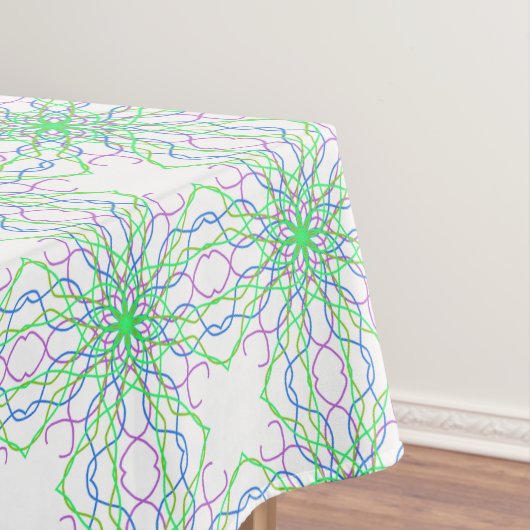 Nappe Nappe, Fleur Kaleidoscope Vert Blanc (In Situ)