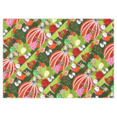 Nappe Nappe, Joyeux Noël Green Bows Rouge (Devant (Horizontal))