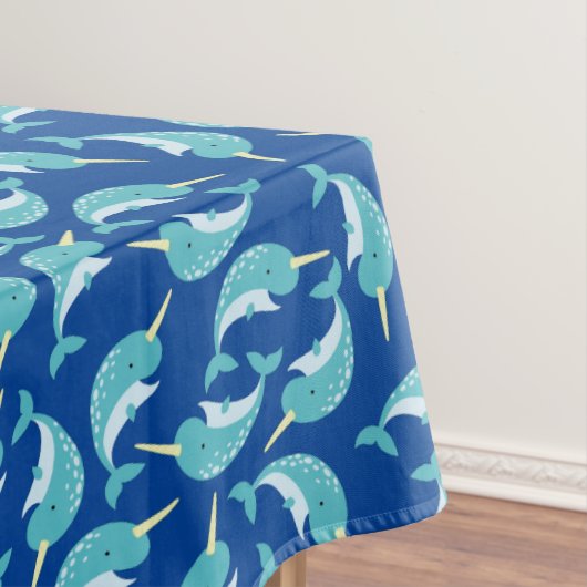 Nappe Narwhals Ocean Cute Anniversaire de enfant Party (In Situ)