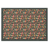 Nappe Nature-Inspired Tablecloth Mushrooms & Moss Art (Devant (Horizontal))