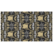 Nappe Nature Owl Folk Art (Devant (Horizontal))