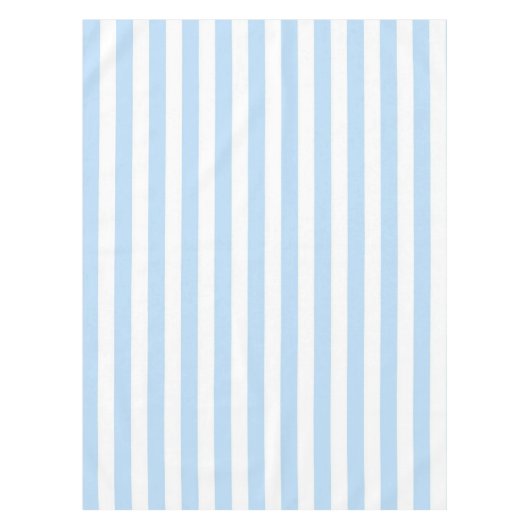 Nappe Nautical Chic Pastel Blue Stripes Pattern Spring (Devant)