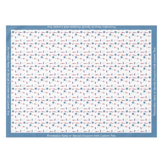 Nappe Nautical Lighthouse Voilier Océan Personnalisé (Devant (Horizontal))