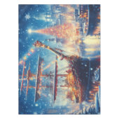 Nappe Navire à quai Noël/hiver (Devant)