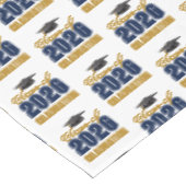 Nappe Navy Blue Gold Class of 2026 Graduation Party (Angle)