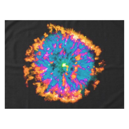 Nappe Nébuleuse planétaire NGC 6751 Pop Art Psychédéliqu (Devant (Horizontal))