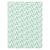 Nappe Négative Space Daisies blanc jaune sur vert (Devant)