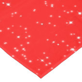 Nappe Neige et étoiles simples sur ROUGE CLAIR ou votre  (Angle)