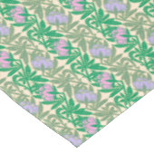 Nappe Nénuphars rose Art Nouveau damas (Angle)