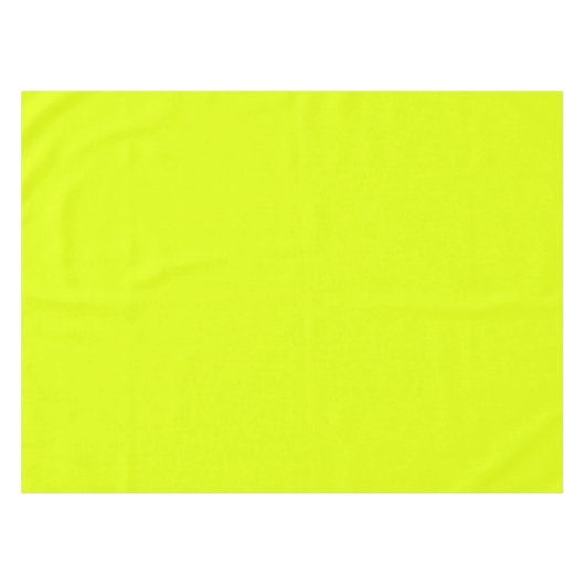 Nappe Neon Chartreuse couleur solide | Classique | Éléga (Devant (Horizontal))