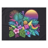 Nappe Néon coloré tropical/hawaïen (Devant (Horizontal))