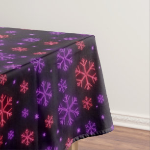 Nappe Neon Snowflakes