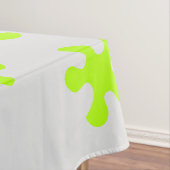 Nappe néon vert citron gris amusant enfants (In Situ)