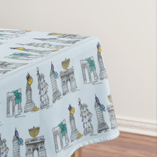 Nappe New York City Hanoukka NYC Fête juive Chanukah