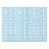 Nappe Nice traditionnel Motif de Sweat Bleu Noël (Devant (Horizontal))
