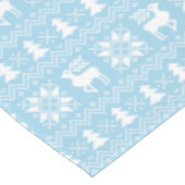 Nappe Nice traditionnel Motif de Sweat Bleu Noël (Angle)