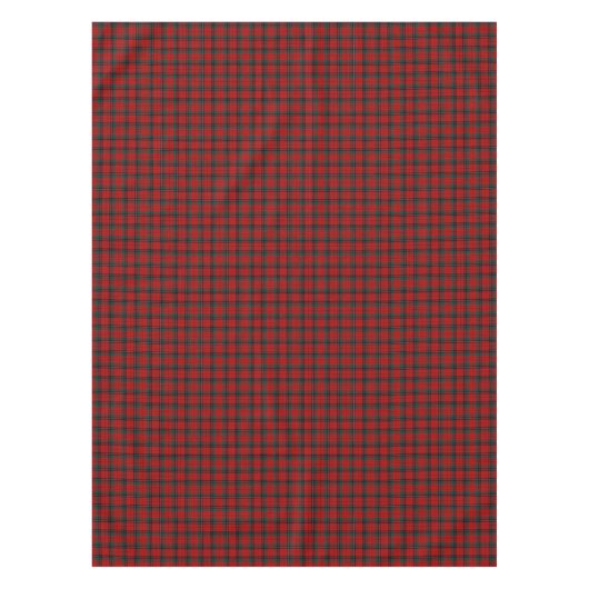 Nappe Nicolson Tartan Rouge et noir Scottish Plaid (Devant)