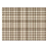 Nappe No. 70 de brun et de beige de motif de plaid de (Devant (Horizontal))