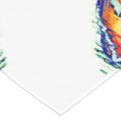 Nappe No d'encre égouttée, image avec orange, taches ble (Angle)