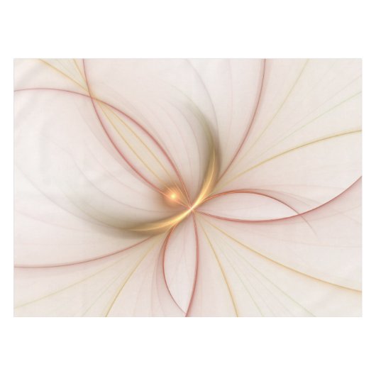 Nappe Noble Cuivre Et Or Abstrait Art Fractal Moderne (Devant (Horizontal))