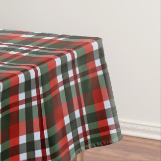 Nappe Noël à carreaux rouges et verts