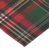 Nappe Noël À damiers écossais rouge et motif vert (Angle)