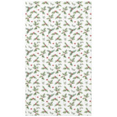 Nappe Noël avec du houx et du gui partout  (Devant)