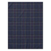 Nappe Noël carreaux bleu marine classique (Devant)