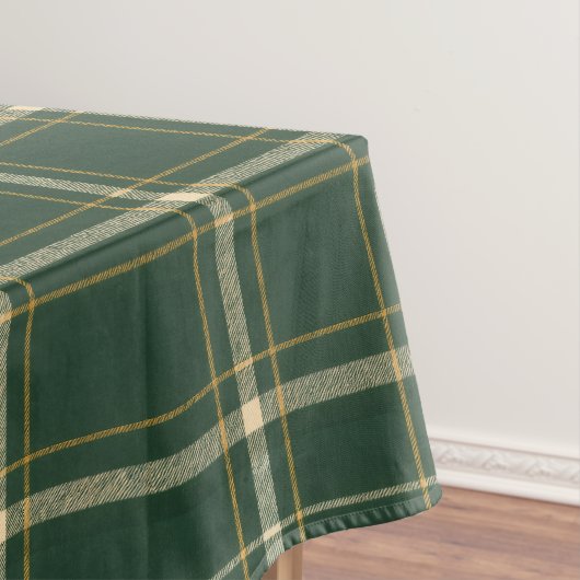 Nappe Noël carreaux verts classiques (In Situ)