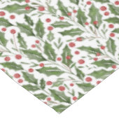 Nappe Noël Classique baie de houx (Angle)