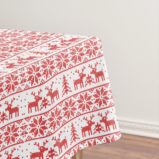 Nappe Noël classique de renne. motif (In Situ)