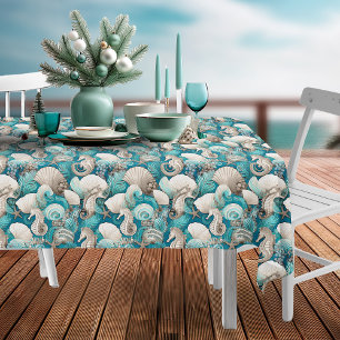 Nappe Noël côtier Bold Motif hippocampe #4 ID1009