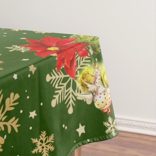 Nappe Noël Danse Bébés Anges sur les flocons de neige (In Situ)