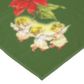 Nappe Noël Danser Bébé Angels sur Vert (Angle)