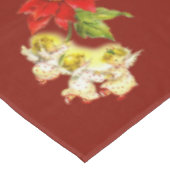 Nappe Noël Danser Bébé Anges en Rouge (Angle)