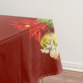 Nappe Noël Danser Bébé Anges en Rouge (In Situ)