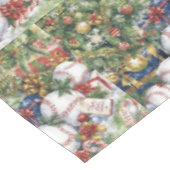 Nappe Noël de baseball thème pour le joueur (Angle)