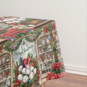Nappe Noël de baseball thème pour le joueur