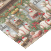 Nappe Noël de baseball thème pour le joueur (Angle)