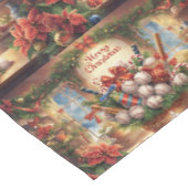 Nappe Noël de baseball thème pour le joueur (Angle)