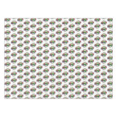 Nappe Noël de Cactus scintillant (Devant (Horizontal))