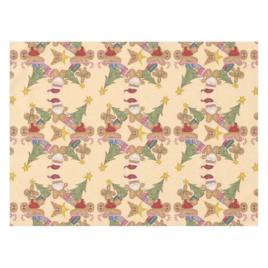 Nappe Noël de pain d'épice (Devant (Horizontal))