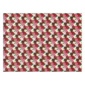 Nappe Noël de Poinsettia (Devant (Horizontal))