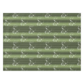 Nappe Noël des perles vertes et blanches (Devant (Horizontal))
